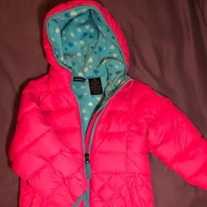 Pink Toddler Winter Puffer Coat